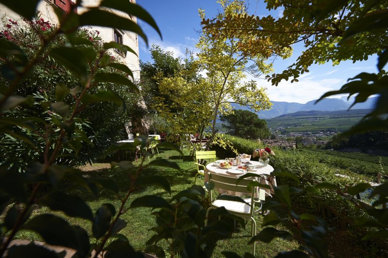 Frühstück im Garten